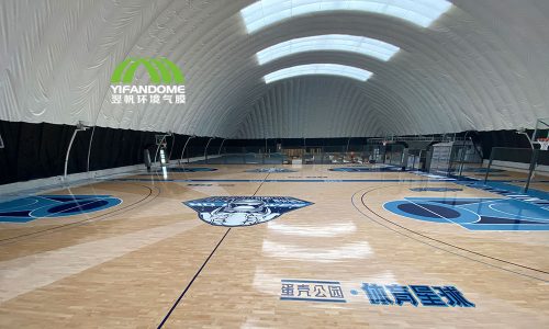 建个1000平气膜篮球馆需要多少钱？