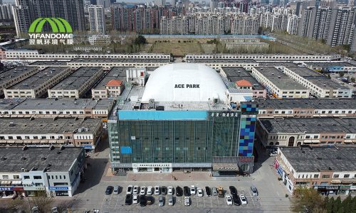 ACE  PARK王牌篮球公园商都路店充气膜球馆圆满完成