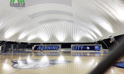 2000平米充气膜结构篮球馆能耗分析