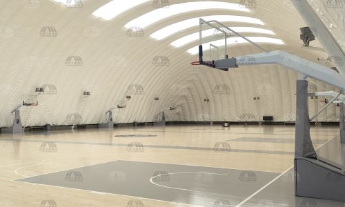 我的气膜球馆初体验：篮球爱好者的新天地