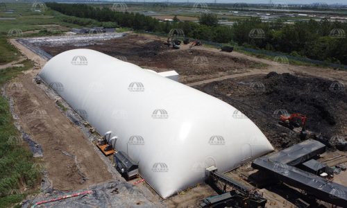 翌帆气膜助力冬雨季施工