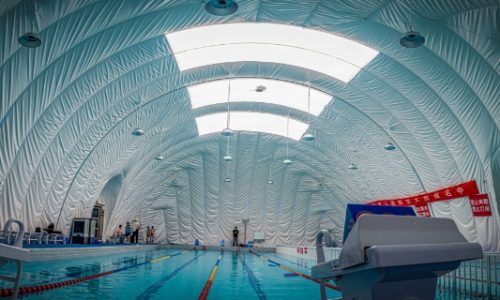 How Do Inflatable Membrane Buildings Achieve Constant Indoor Temperature and Humidity?