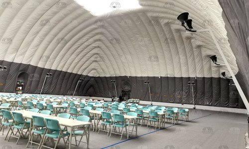 崇礼冬奥村气膜餐厅