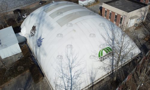 天津武清区杨村一中气膜训练馆