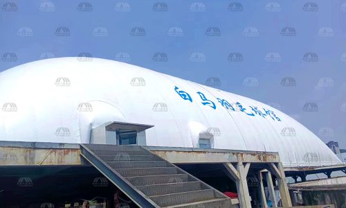 南充白马体育气膜羽毛馆