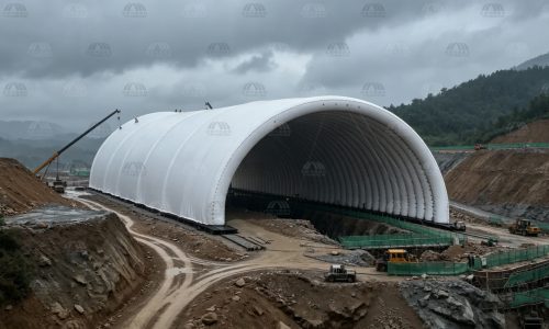 轻量化建筑破局：气肋气膜赋能基建工程的创新路径
